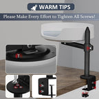 Cat Bed for Desk Elevated Cat House Over Desk Keeps Kitten Cat Close and Workspace Clear Cat Box with Pet Cushions (Straight Rod)