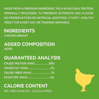 OPET Freeze Dried Cat Treats - Single Ingredient High Protein Pet Food, Healthy Training Snacks, Freeze Dried Chicken Food Toppers for Cats and Dogs, Grain Free (1.76oz)