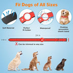 2-in-1 GPS Tracker for Dogs: Smart Collar with Real-Time Location, No Monthly Fee, Unlimited Range (iOS Only) GPS Tracker Dog Collar- Ideal for Small, Medium Large Dogs(Tracker Included)
