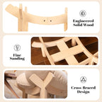 CHEERHOME PETS Elevated Cat Bed Wooden with Cushion Fluffy Pet Couch Sofa for Indoor Cats Raised Kitty Lounge Chair Suitable for Puppy, Cat Furniture(White)