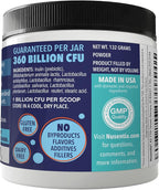 Probiotics for Dogs -(360 Scoops)-Probiotic Miracle -Advanced, Species Specific Probiotics and Prebiotics to Stop Diarrhea, Loose Stool, and Yeast-Plus Immune Support