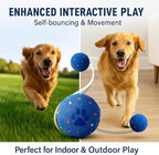 2025 Upgraded Smart Interactive Dog Toy, Durable E-TPU Material, Built-in Anti-mistouch Switch, for Large, Medium, and Small Dogs – Dog Toys to Keep Them Busy Indoors & Outdoors