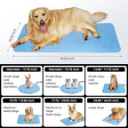 Pet Heating Pad for Dogs & Cats - Microwave Safe, Large Size for Back Pain,Neck Pain Relief, Arthritis, Sciatica, and Muscle Spasms- Portable and Versatile for Home and Travel Use