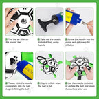 Dog Toys Soccer Ball with Straps, 6'' World Cup Interactive Dogs Toys for Tug of War, Yard Game, Water Toy, Herding Ball for Dogs Small & Medium, Puppy Birthday Gifts Outdoor Jolly Ball Boredom Buster