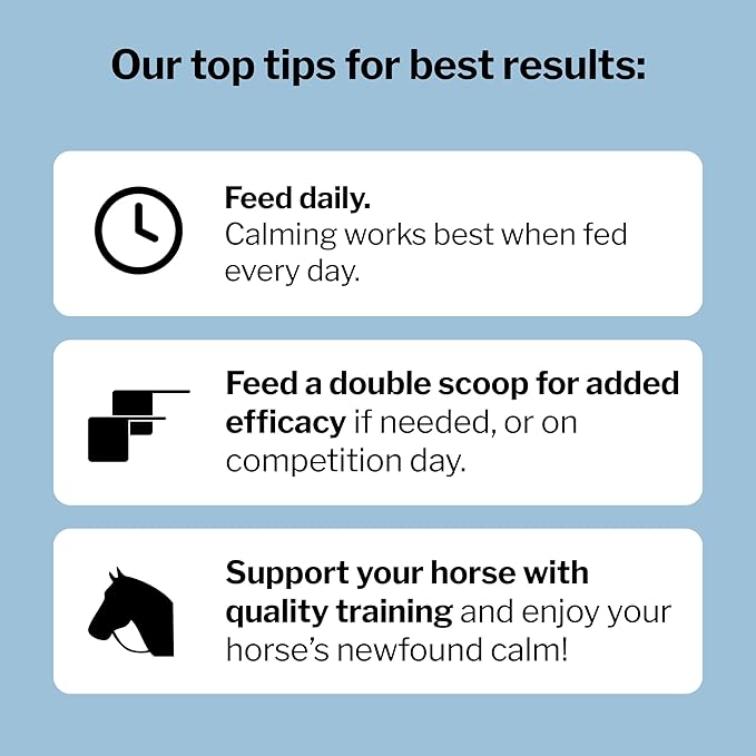 Formula 707 Calming Equine Supplement 5LB Bag – Anxiety Relief and Enhanced Focus for Horses – L-Tryptophan, Thiamine & Magnesium