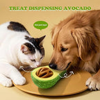 Avocado Puppy Chew Toys, Dog Chew Toys for Average Chewer, Tough Dog Dental Freezable Toy, Treat Dispensing Toys for Small Medium Dogs, Stuffable Toys for 10-30 Pounds