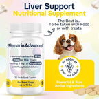 Liver Health Supplement for Small Dogs - Milk Thistle for Dogs Liver Support with S-Adenosylmethionine (Same) & Silybin - 30 Tablets
