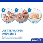 INABA Twins for Cats, Side Dish/Topper Cups, 1.23 Ounces per Serving, 16 Servings, Tuna & Chicken with Scallop Recipe