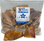 Natural Pig Ears for Dogs, 100% Natural Long Lasting Pork Dog Chews, Ideal for All Chewers, Delicious and Healthy Dog Treats, Pig Ears Large and Mix (one Pack of 100)