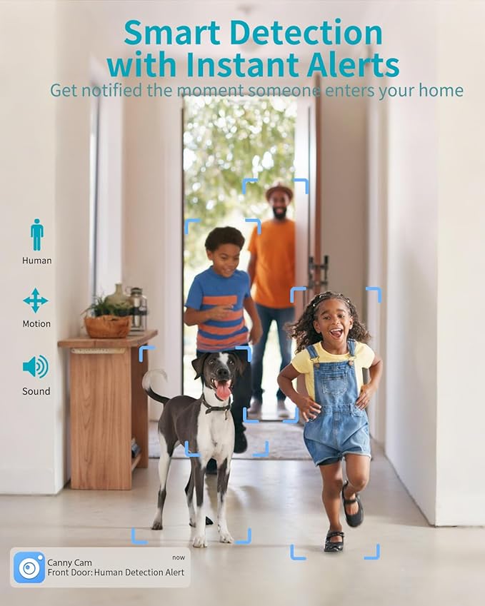 VIMTAG 4K UHD Indoor Cameras for Home Security, 360° Pet Camera Indoor with Phone App, Dog Camera with Speaker, 5G/2.4G WiFi, Motion Tracking&AI Detection, 2-Way Audio, Night Vision, SD/Cloud Storage