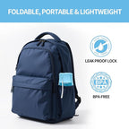 Dog Water Bottle, Leak Proof Portable Puppy Water Dispenser, Travel Puppy Water Bowl, Foldable Transparent Dog Water Bottle for Pets Outdoor Walking, Hiking, Travel, Food Grade Plastic - 10oz Blue