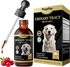 Dog UTI Treatment & Urinary Tract Support – Natural Herbal Drops with High Cranberry Extract, Vitamin B6 for Urine pH Balance, Bladder & Kidney Function, Split Dropper, Chicken Flavor, 2Oz