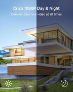 Noorio Solar Security Cameras Wireless Outdoor, 1080P Battery Powered Magnetic Outdoor Camera with AI Motion Detection, 2.4G WiFi Home Security Camera Color Night Vision, 32GB Local Storage