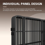 mestyl Dog Play Pen Indoors, Heavy Duty Metal Puppy Playpen, Portable Dog Exercise Pen Temporary Pet Fence with 2 Gate, 32" Height 16 Panels Foldable Dog Kennel for Large/Medium/Small Dogs