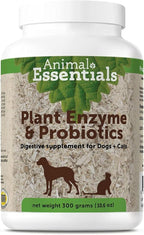 Animal Essentials Plant Enzyme & Probiotics - Digestive Enzymes for Dogs & Cats, Probiotics, Digestive Supplement, Veterinarian Recommended - 10.6 Oz