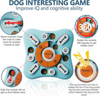 Interactive Dog Treat Puzzle Toys for IQ Training & Mental Stimulating,Fun Slow Feeder,Large Medium Small Dogs Enrichment Toys with Squeak Design