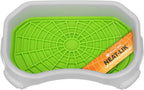 Neater Pets - Neat-LIK Pad with Mess-Proof Tray Keeps Floors Clean - Slow Feeding Pad for Dogs & Cats - Relieves Anxiety & Cures Boredom - Fill Licking Pad with Treats & Food (Green & Vanilla Bean)