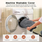 Orthopedic Dog Beds Large Sized Dog, 3 Inch Memory Foam Pet Bed for Medium and Large Dogs, Washable Removable Cover, Nonskid Bottom, Waterproof, 44x32 Inches XXL Dark Grey