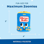 Barkbox Chewz Ballz Plush Dog Toy | Multi-Part Fun for Small Dogs, Perfect for Playtime & Fetch