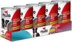 Nulo Beef & Salmon in Broth Land & Sea Pate Wet Canned Dog Food, 12 Ounce, Cans Pack of 5