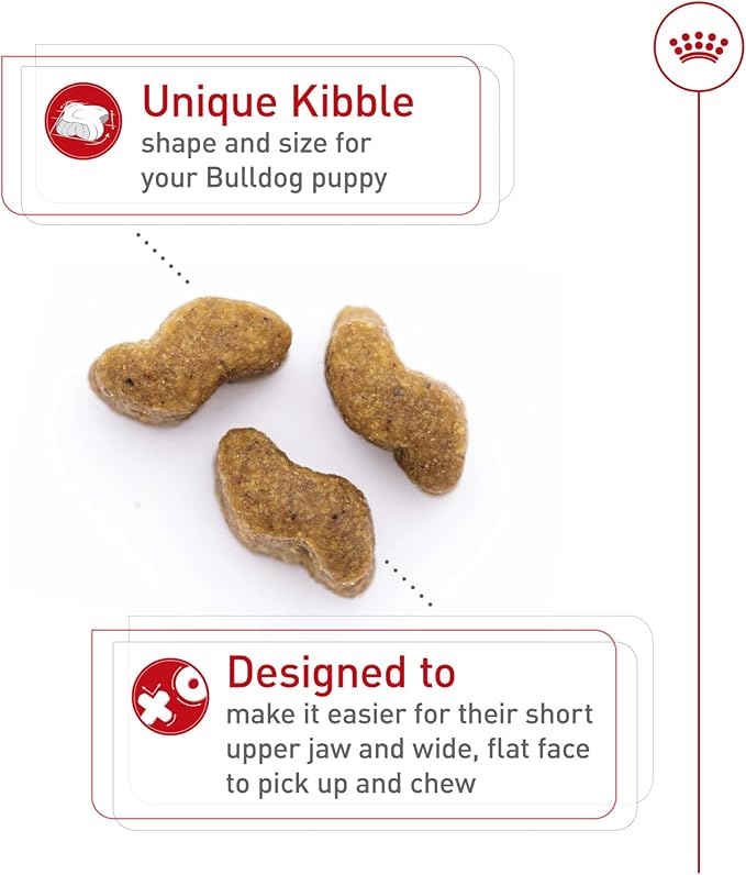 Royal Canin Bulldog Puppy Dry Dog Food, 30 lb bag