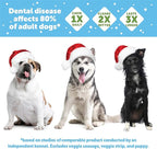 WHIMZEES Wellness Holiday Dog Dental Treats, Natural Chews, for Dogs, Size Medium Stick, (6 Count)