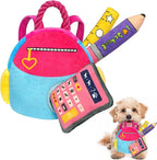 Hide and Seek Dog Toys, Squeaky Interactive Puzzle Dog Toys for Boredom and Stimulation, Dog Enrichment Toys with Rope for Small and Medium Dogs