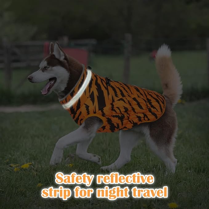 Dog Jackets for Medium Dogs,Medium Dog Coat,Warm Pet Winter Coat Zip Up Back,Waterproof Dogs Jacket with D-Ring,Pet Cold Weather Coats with Fleece Lined, Snowsuit Pug Boston Terrier,M