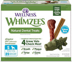 Wellness WHIMZEES Value Box Dog Dental Treats, Natural Chews, Small Size, (89 Count)