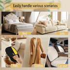 2 Pcs Electrostatic Pet Hair Removal Glove, 2025 Newly Magic Brush Pet Hair Remover for Dogs & Cats, Reusable Animal Fur Grooming Tool for Cleaning Hair on Furniture, Couch, Car Seats, Carpet