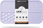 Pup Culture Dog Lick Mat for Dogs, Feeding Pad for Anxious Pets Plus 4 Different Puzzles for Mental Stimulation for Dogs - Supports Mental, Dental, and Digestive Health, Bite Resistant and Heavy Duty