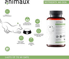 animaux – nutrients 365 for Dogs, All-Natural Vitamins, Healthy Immune System, Vitality, Healthy Skin, Shiny Coat, Raw-Feeding, Puppies, Dogs with Allergies, 60 Chewable Tablets, 60 Days Supply