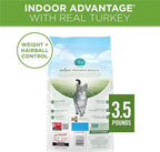 Purina ONE Natural, Low Fat, Weight Control, Indoor Dry Cat Food, +Plus Indoor Advantage - 3.5 lb. Bag