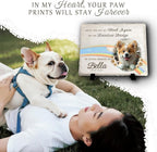 Personalized Pet Memorial Stone, Custom Dog Memorial Gifts for Loss of Dog with Photo Name Date, Dog Remembrance Gift, Loss of Dog Sympathy Gift for Dog Cat Lovers (Quote 4)