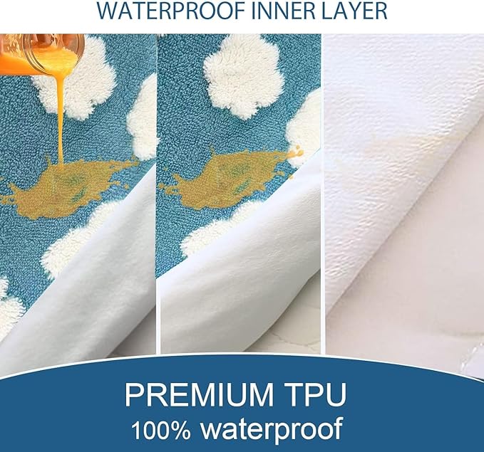 Waterproof Dog Beds for Medium Dogs, Removable and Washable Dog Bed, Cozy Soft Round Dog Bed with Waterproof Liner, Cute Donut Dog Bed for Indoor Cats ＆ Small Medium Dogs