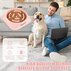 Slow Feeder Dog Bowls for Healthy Eating, Non-Slip and Anti-Choking Design, Reduces Bloating & Overeating for Medium Dogs and Cats, Easy to Clean
