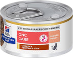 Hill's Prescription Diet ONC Care Wet Cat Food, Chicken & Vegetable Stew, Veterinary Diet, 2.9 oz. Cans, 24-Pack