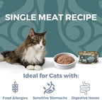 KOHA Limited Ingredient Diet Venison Paté for Cats - Single Meat Cat Food for Sensitive Stomachs - Paté Venison Cat Food with No Fillers - 3 oz Pack of 24