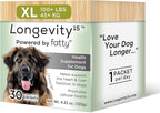 Longevity15 – C15:0 – Fatty Acid Health Supplement for Dogs – Healthy Pet Supplies – for Extra Large Dogs, 1 Pack