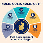 Solid Gold Wet Cat Food Pate in Coconut Oil - Healthy Canned Cat Food Pate w/Real Chicken, Omega Fatty Acids, Vitamins & Minerals - Grain Free & Gluten Free Canned Meals for Cats & Kittens - 24ct/3oz