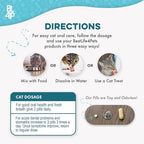 Cat Dental Supplement for Bad Breath, Tartar & Gum Support – Natural Oral Tablets for Fresh Breath, Teeth & Gum Wellness and Plaque Control – Odorless & Tasteless – 400 Easy-to-Give Pills