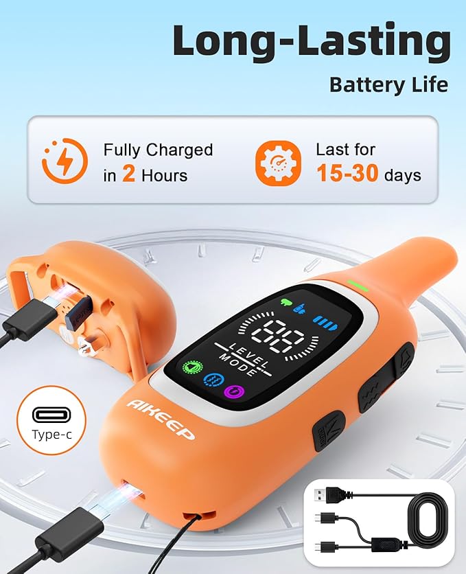 2-in-1 Dog Shock Collar and Bark Collar for Dogs – 3300FT Dog Training Collar with Remote, IP67 Waterproof e Collar with Anti-Bark/Beep/Vibration/Shock Modes for Small Medium Large Dog(8-120Lbs)