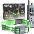 2-in-1 Dog Shock Collar with Remote & 360° LED Safety Lights – 4200FT Range Dog Training Collar, IPX7 Waterproof, 4 Training Modes, Rechargeable E-Collar for Small Medium & Large Dogs (10-120lbs)