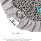 Pet Parents Forager Bowls, Slow Feeder Dog & Cat Bowls with SoftSnout™ & Non-Slip Backing, Portable Pet Puzzle Toys & Snuffle Mats, 30 oz, Modern Grey (Meadow Ponds)