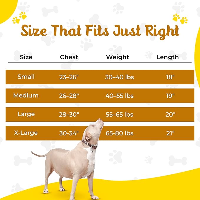 Tooth & Honey Dog Vest Shirt – Lightweight Sleeveless Summer Clothing for Pitbulls Large Breeds, Soft Anxiety Shirt, Breathable Sun Protection Pet Clothing