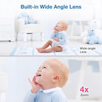 VTech Upgraded Smart WiFi Baby Monitor, 1080p FHD Camera and 5" HD IPS Display, Free App with Motion Video, Sound/Motion Detection and Notifications, Fully Remote Pan-Tilt-Zoom: VM901