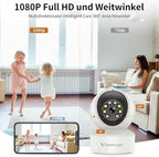 VSTARCAM 1080P One Lens Indoor Security Cameras Wireless WiFi, Color Night Vision, Motion Detection, Two-Way Audio