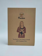 Pawaboo Pet Carrier Backpack, Adjustable Pet Front Cat Dog Carrier Backpack Travel Bag, Legs Out, Easy-Fit for Traveling Hiking Camping for Small Medium Dogs Cats Puppies, Medium, Blue & White Stripes