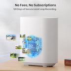 aosu Security Cameras Outdoor Wireless, 2 Cam-Kit, No Subscription, Solar-Powered, Home Security Cameras System with 360° Pan & Tilt, Auto Tracking, 2K Color Night Vision, Easy Setup, 2.4 & 5GHz WiFi