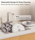 Casfuy Automatic Cat Feeder Cordless - Automatic Cat Food Dispenser for Wet Moist Food with 4 Ice Packs Rechargeable Auto Feeder for Cats Small Dogs with Programmable Timer Low Battery Indicator